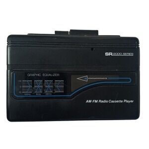 Sears Roebuck SR2000 AM FM Radio Cassette Player Model 225 21603 950 (SEE VIDEO)